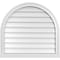 Ekena Millwork Round Top Surface Mount PVC Gable Vent w/ 2"W x 2"P Brickmould Sill Frame, 30"W x 28"H GVPRT30X2803SN - alternate 1